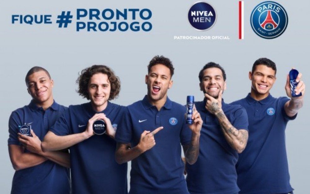Neymar y compañía aparecen en el anuncio. NiveaMen
