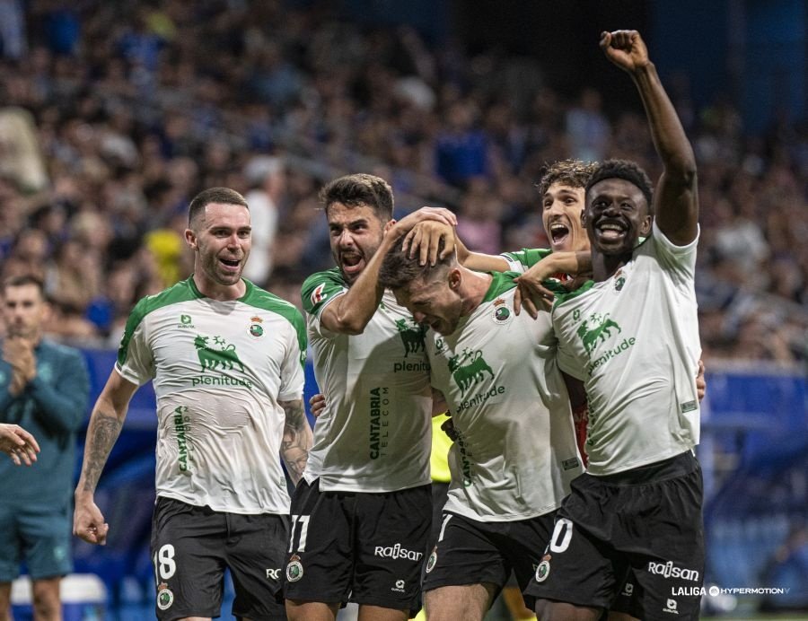 El Racing de Santander consiguió la primera victoria del curso. LaLiga