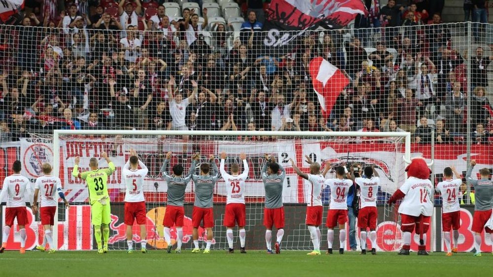 Red Bull Salzburg remain undefeated across all competitions  this season. AFP
