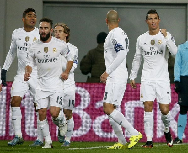 Real Madrid almost surrendered a four-goal lead to Shakhtar Donetsk. Twitter