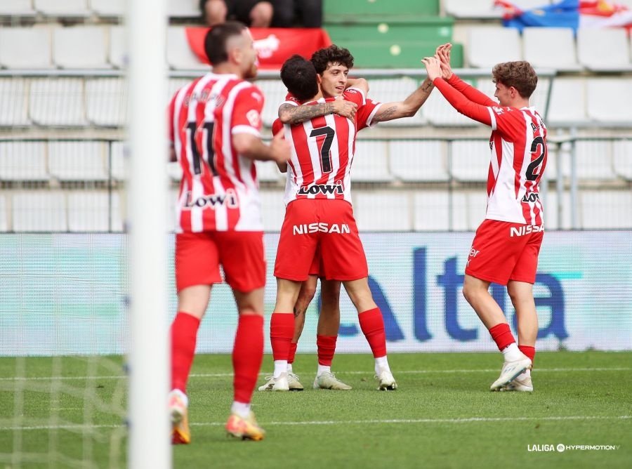 El Real Sporting venció en A Malata. LaLiga