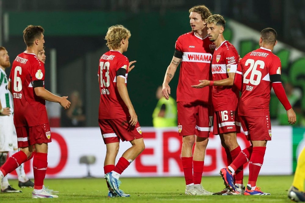 El Stuttgart se deja de sustos. EFE/Christopher Neundorf