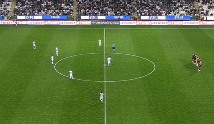 Trabzonspor 'passed' on playing the first few seconds in protest
