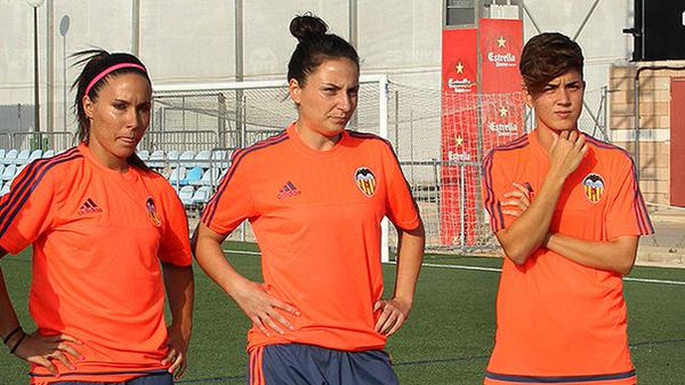 Jugadoras del Valencia Femenino. Twitter.