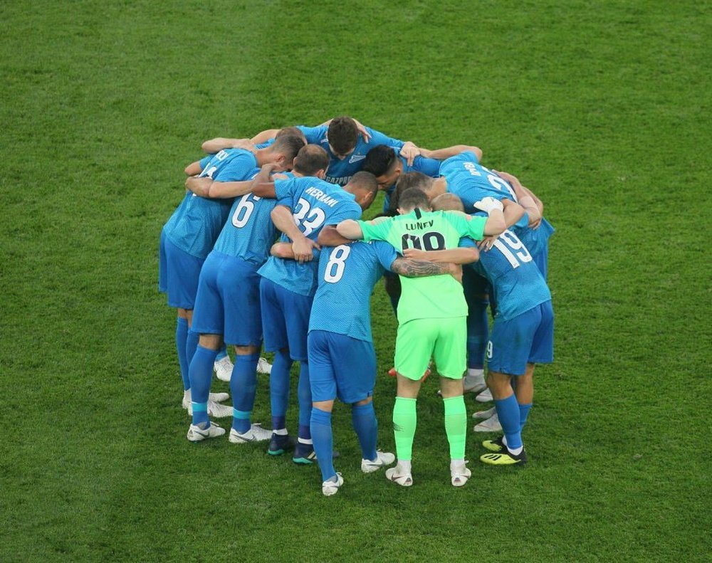 El Zenit hizo piña tras el descanso para darle la vuelta al marcador. ZenitSanPetersburgo