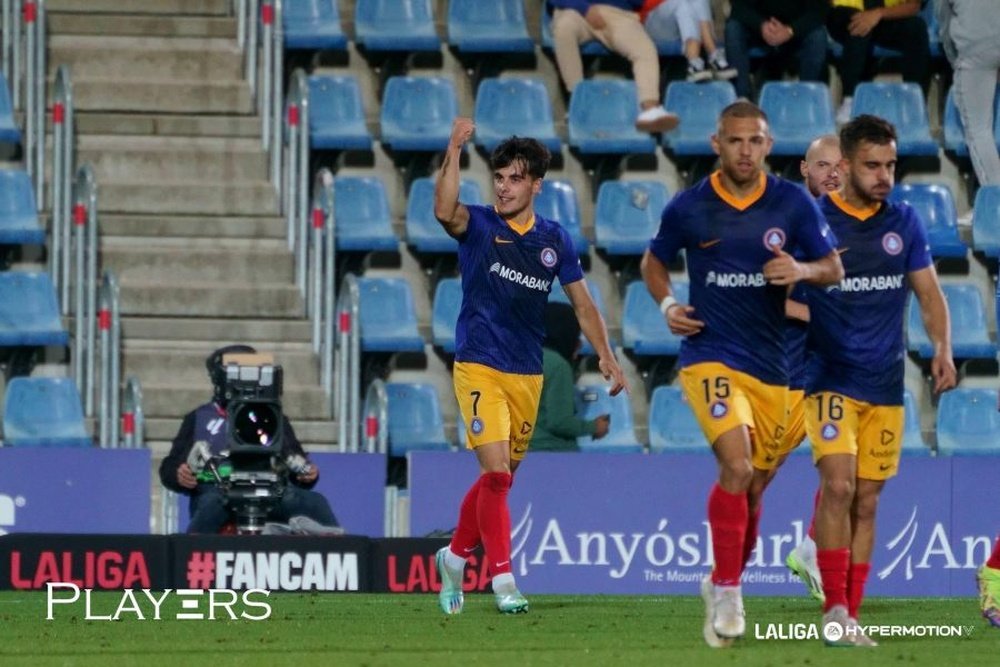 Lobete devuelve al Andorra a la senda de la victoria. LaLiga