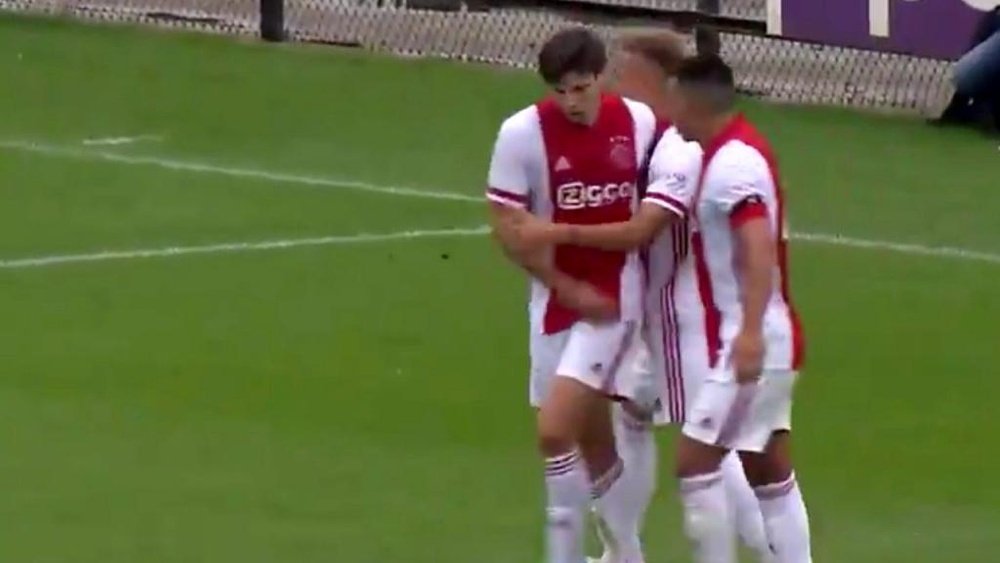 El Ajax tumbó al Holstein Kiel. Captura/AFCAjax