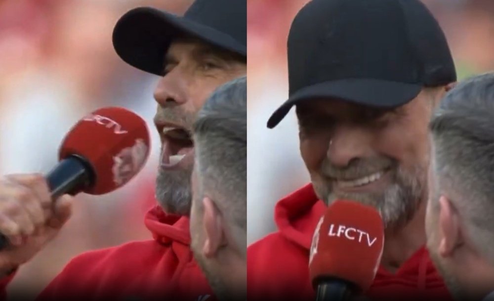 Klopp has spent nine seasons at Liverpool. Screenshots/LiverpoolFCTV