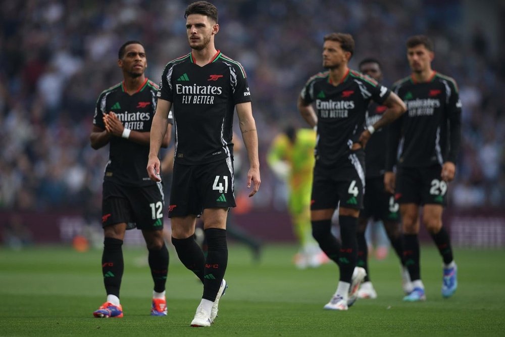Havertz and Timber have no tcompleted any of their passes for Arsenal against Man City. EFE