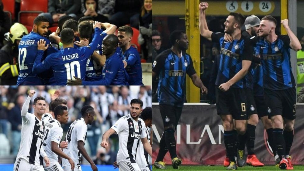 Juve, Inter y Chelsea, entre los equipos con más jugadores cedidos en otros equipos. BeSoccer/EFE