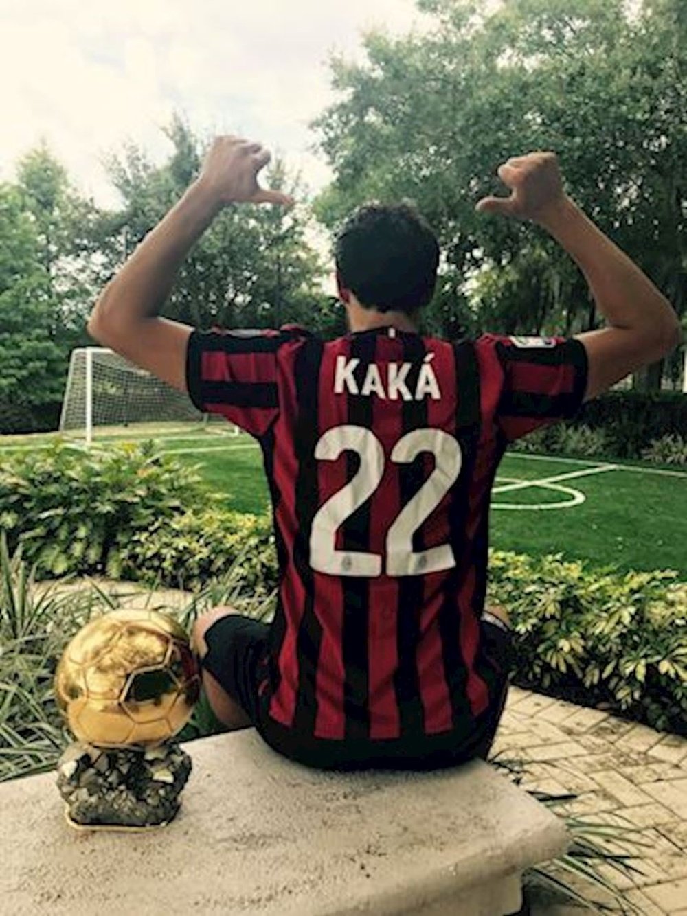 Kaká fue feliz en el Milan. Twitter/Kaká