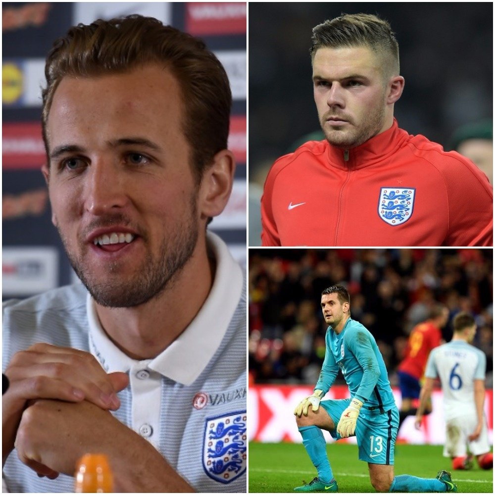 Kane, Butland and Heaton on international duty.