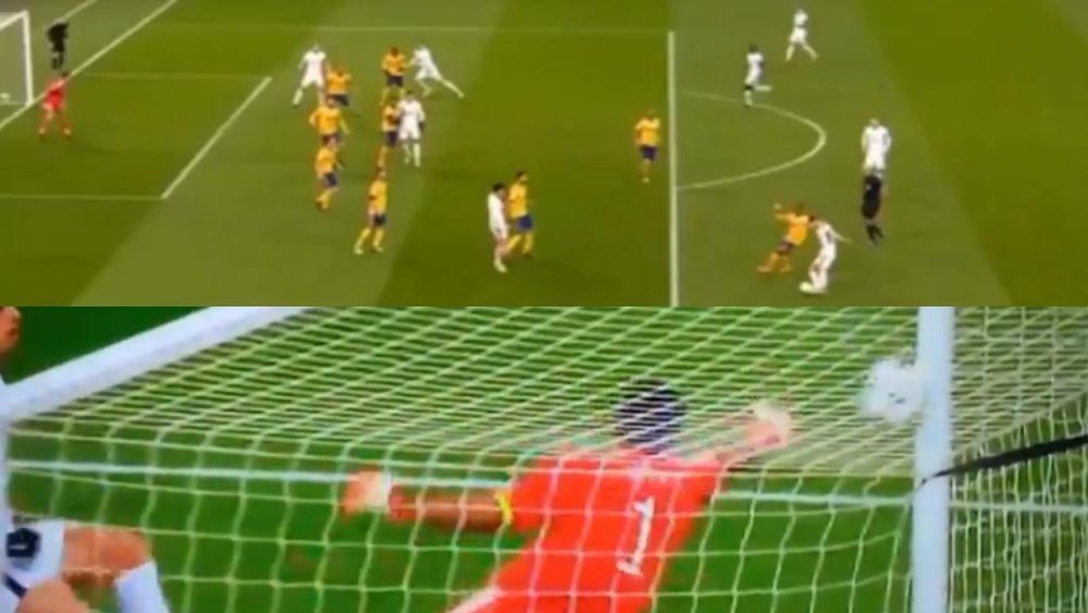 Kane was extremely close to making it 2-2.