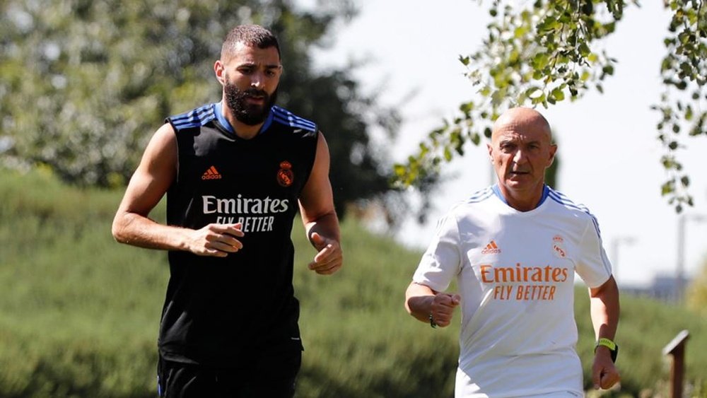 Karim Benzema ya está de vuelta. Twitter/RealMadrid