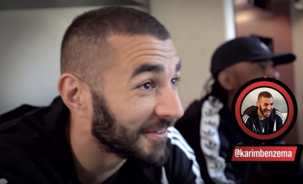 Benzema a bien rigolé sur la chaîne YouTube du 'Ptit Délire'. YouTube/Screen/PtitDélire