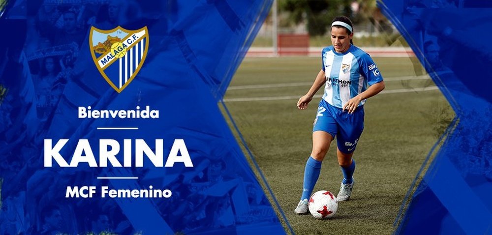 El Málaga Femenino ha confirmado el fichaje de Karina. MCFFemenino