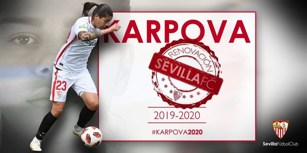 El Sevilla renueva a Karpova. SevillaFC_Fem
