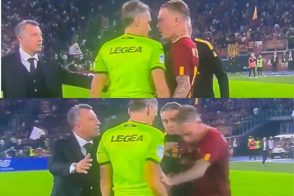 Karsdorp ha quasi aggredito Irrati. Capturas/ Movistar+