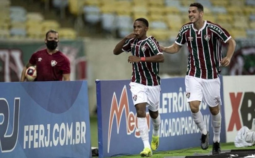 Kayky da Silva disfruta de un gran momento deportivo en Fluminense. AFP