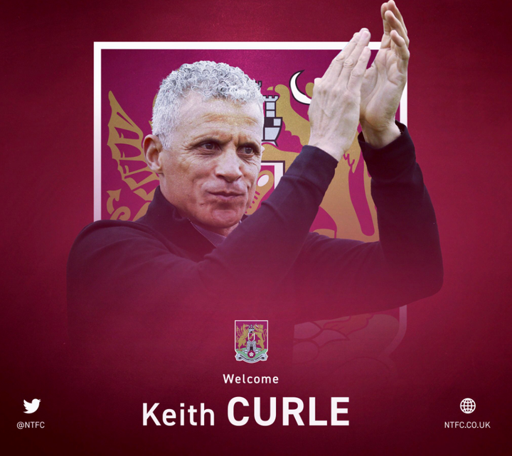 OFFICIAL: Northampton Town name Keith Curle new manager