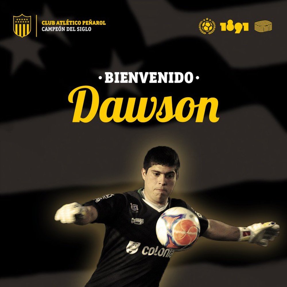 Kevin Dawson, nuevo jugador de Peñarol. Peñarol