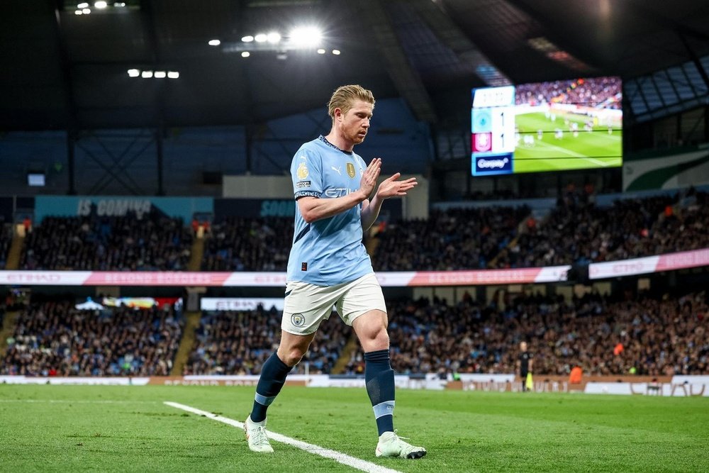 De Laurentiis adelantó el fichaje de De Bruyne. EFE/Adam Vaughan