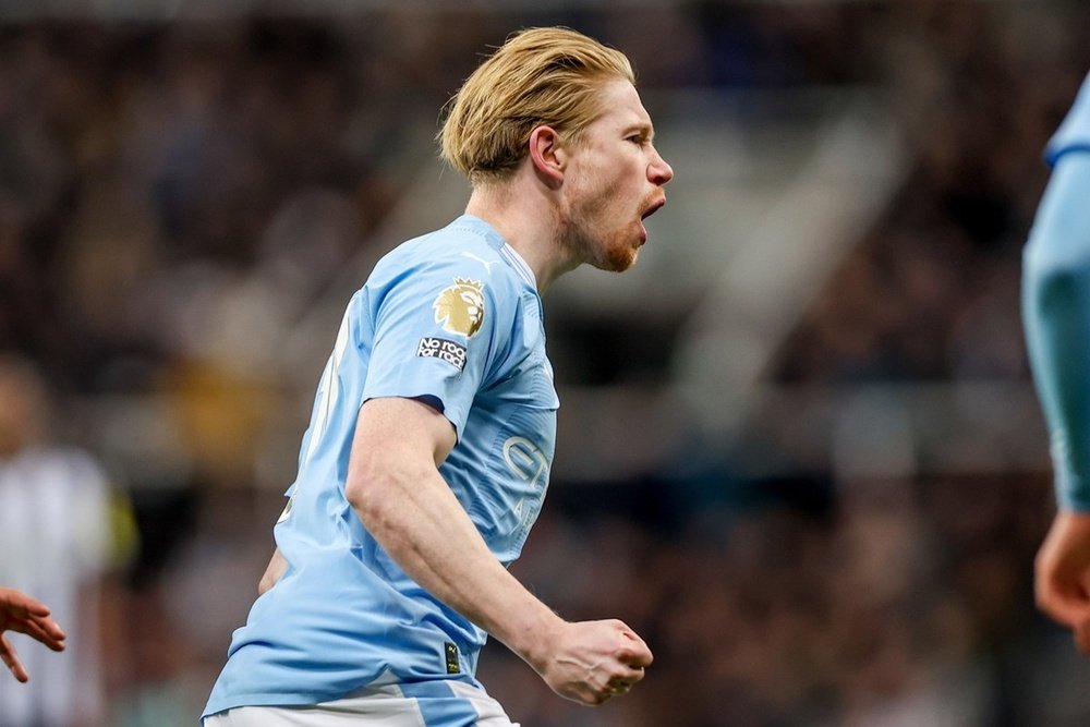 Kevin De Bruyne played in the Premier League for the first time this season on Saturday. EFE