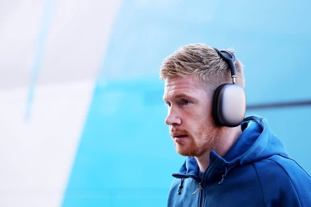 Kevin de Bruyne, un especialista ante el Madrid y en las eliminatorias de Champions. AFP