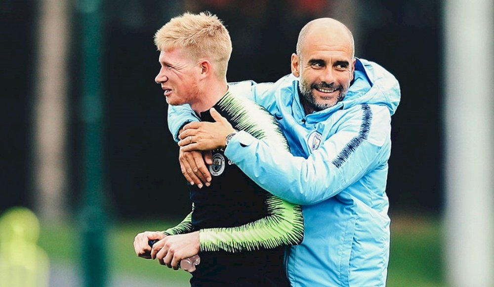 The return of De Bruyne will be a welcome site for City fans. MANCITY.COM