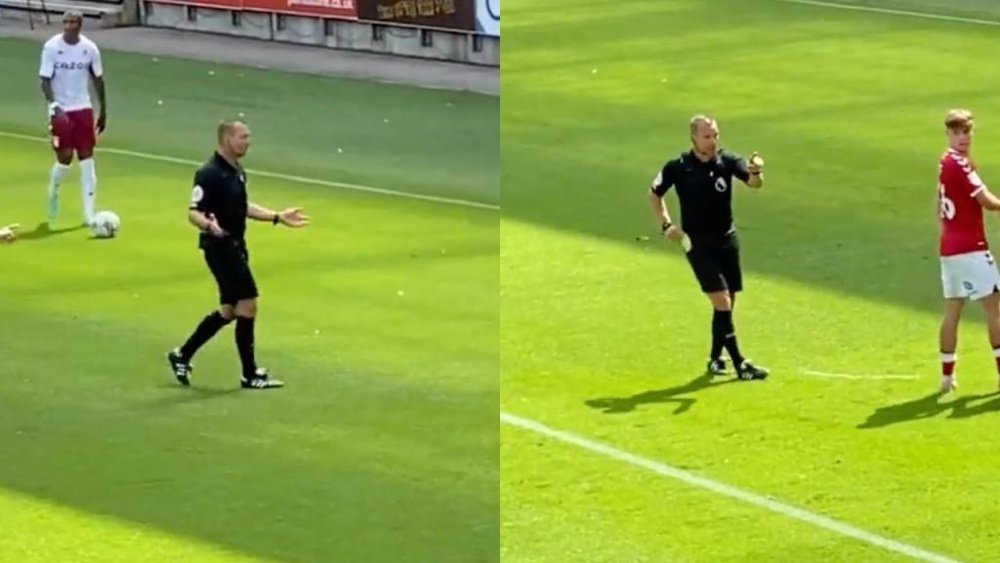 Kevin Friend se ganó a la grada. Capturas/Twitter/refsix