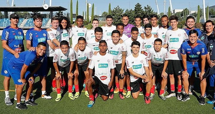 Keylor Navas recibe a Costa Rica Sub 20 en Valdebebas