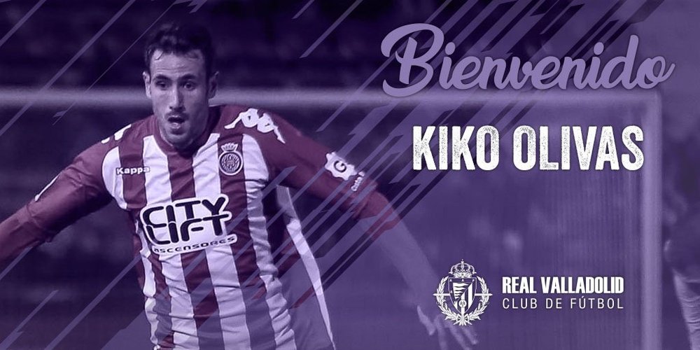 Kiko Olivas, nuevo jugador del Real Valladolid. RealValladolid