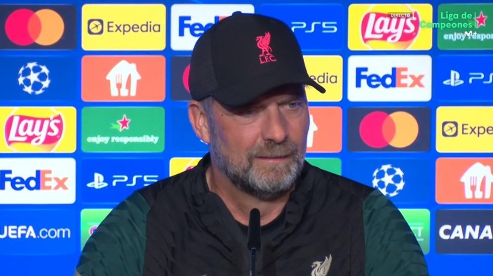 Klopp habló en rueda de prensa. Captura/FCLiverpool