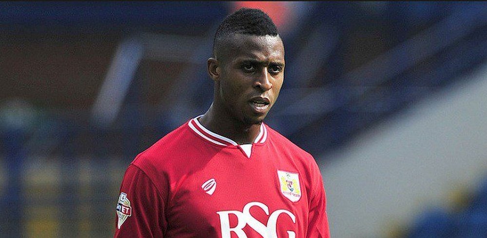 Kodjia in action for Bristol City. BristolCity