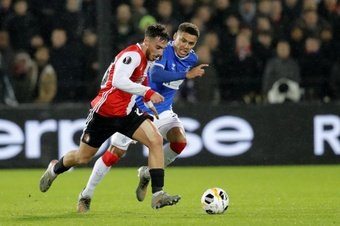 O Leicester fixa-se em Kökçü como substituto de Tielemans.Twitter/Feyenoord