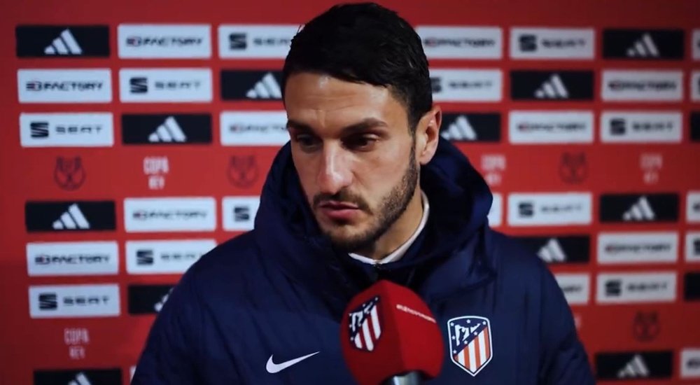 Koke spoke about Atletico's elimination from the Copa del Rey. Screenshot/Atleti