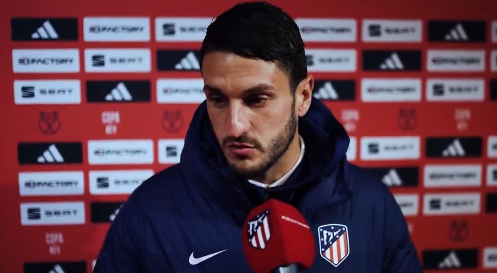 Koke reconoció que fue una derrota dura. Captura/Atleti