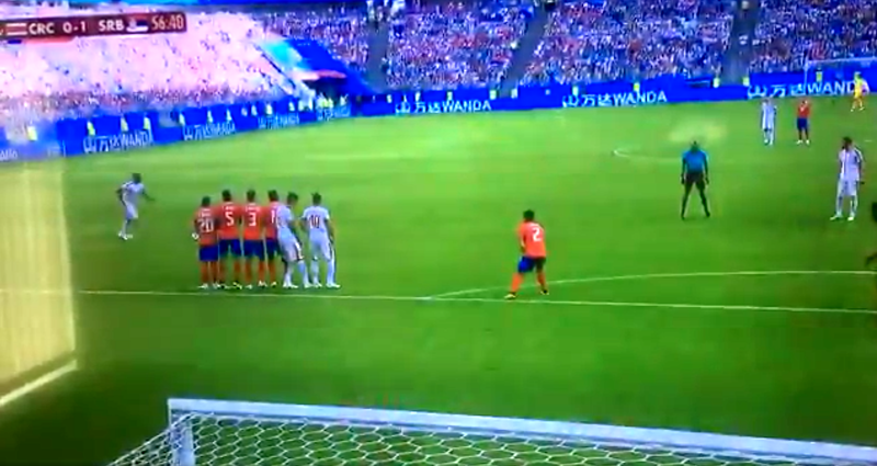 Kolarov opened the scoring against Costa Rica with an unstoppable free-kick