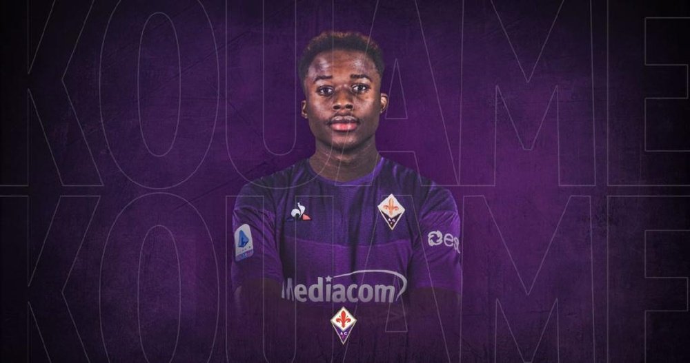 Kouamé fue presentado por la Fiorentina. EFE