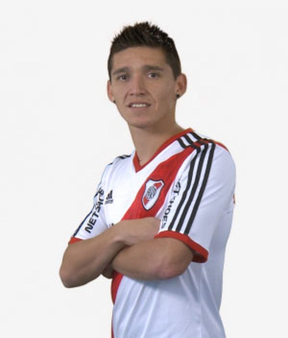 Kranevitter, jugador del River Plate, podría llegar en agosto al Atlético. Julianlav12.