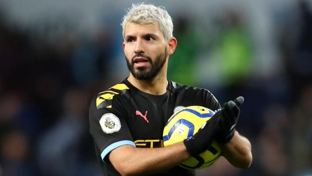 Agüero, una docena de 'hat tricks'. Twitter/premierleague