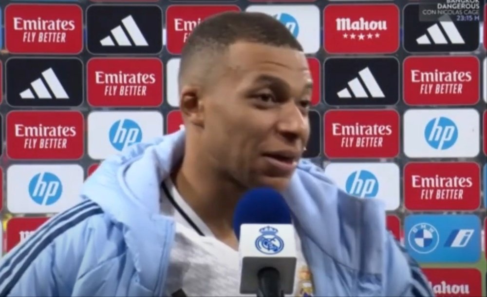 Mbappé habló tras el partido. Captura/RealMadridTV