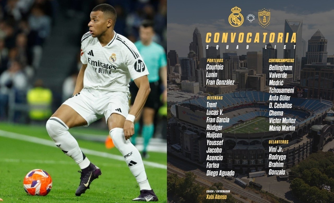 Mbappé sigue fuera de la lista. EFE-RealMadrid