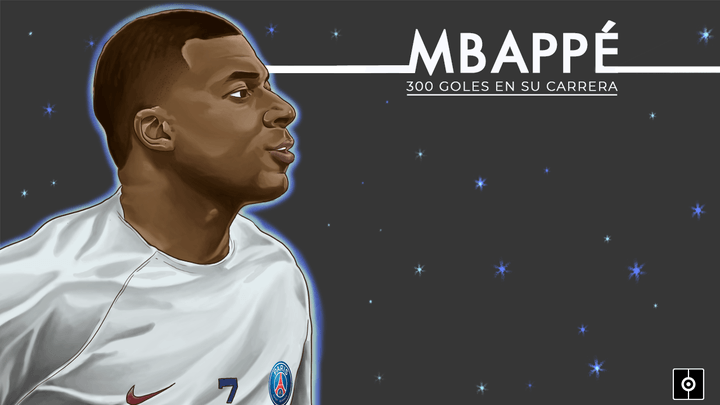 Otra muesca de Mbappé hacia la historia: 300 goles en su carrera