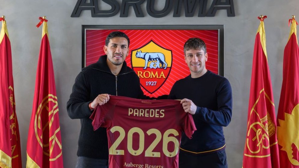 Paredes renueva hasta 2026. ASRoma