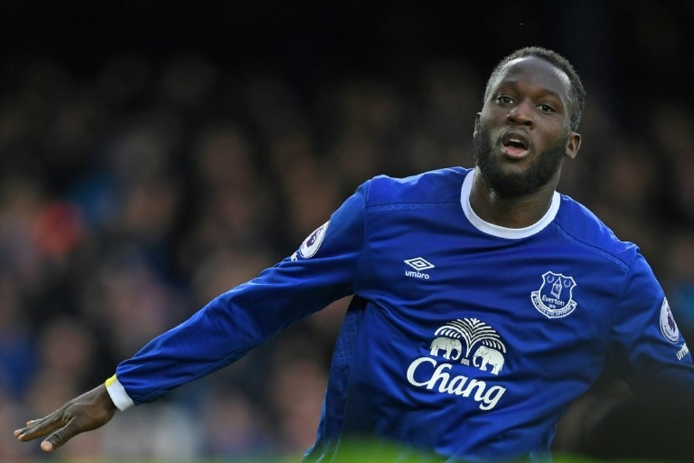L'attaquant belge d'Everton Romelu Lukaku. AFP
