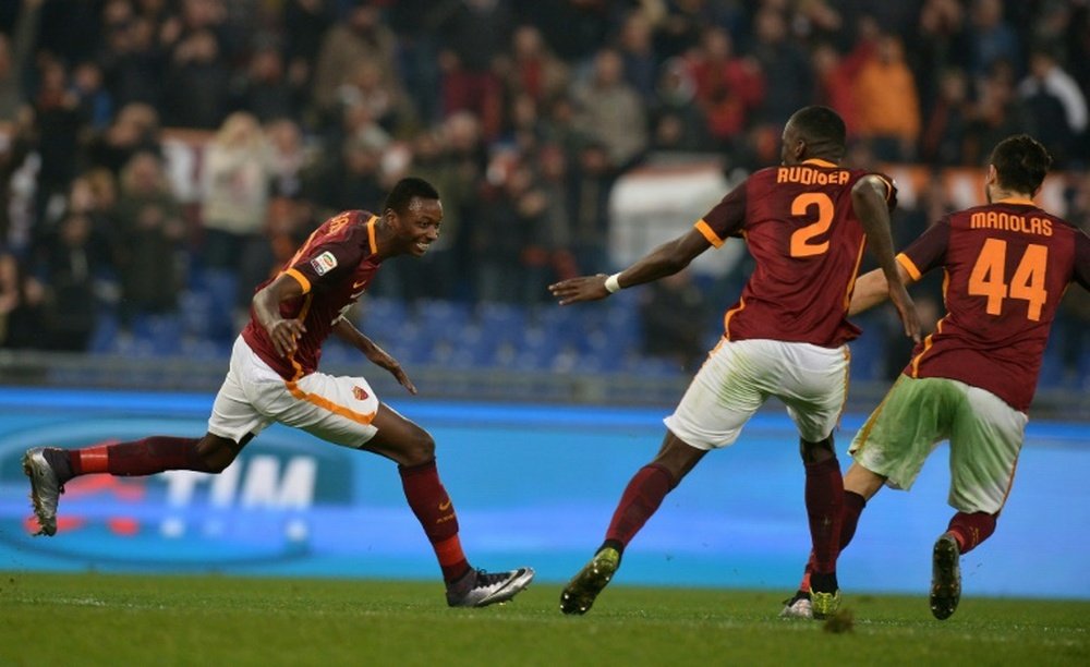 Sadiq has not featured regularly at Roma. AFP