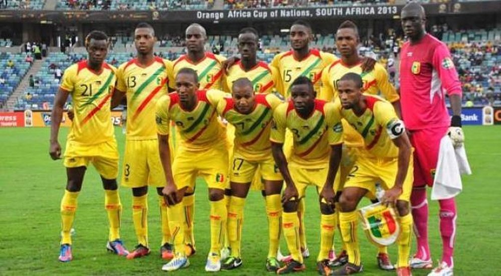 L'équipe nationale du Mali dans un match de qualification de la CAN. AFP