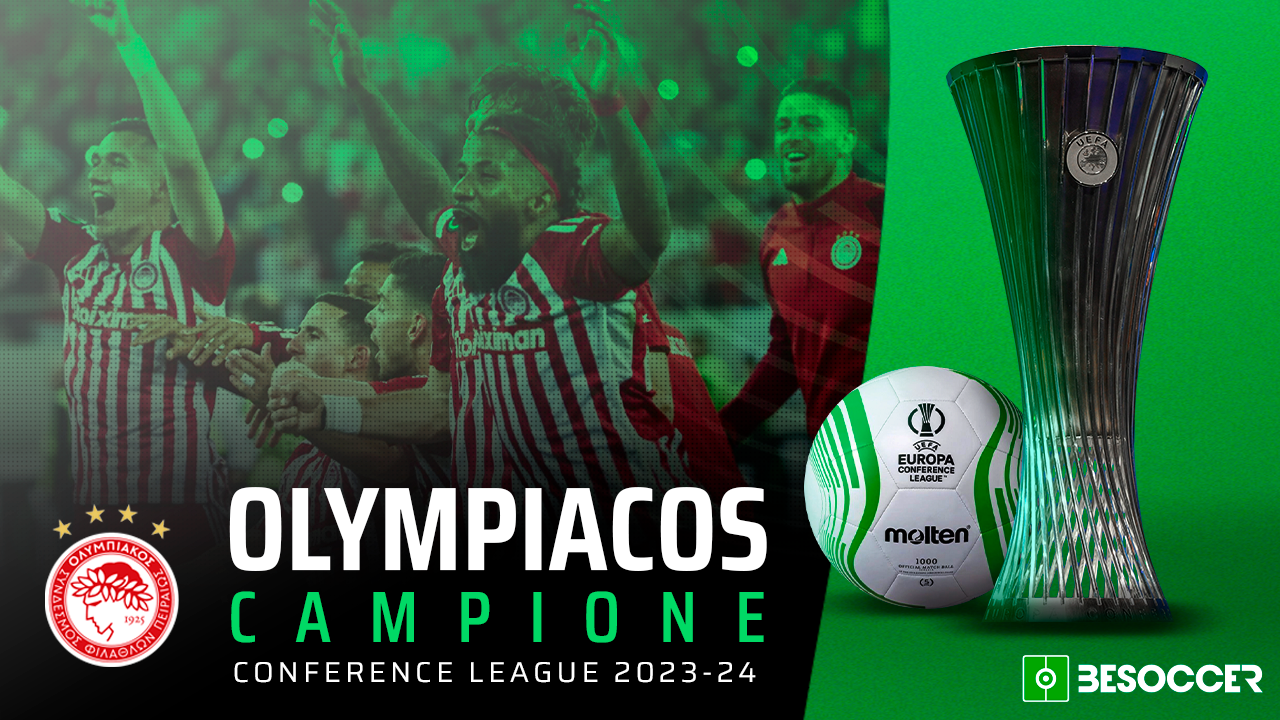 L'Olympiacos vince la Conference: è il primo trionfo continentale della sua storia