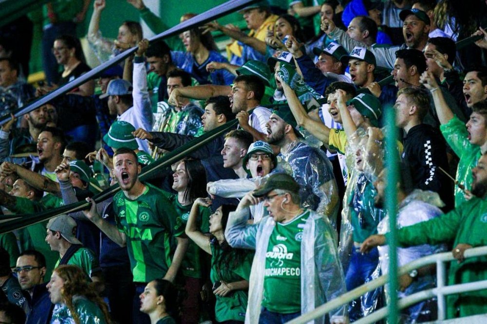 Chapecoense baja a Serie B. Chapecoense